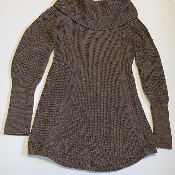 Anthropologie Angel of the North Taupe Knit Sweater - Women’s Size Medium - Picture 4 of 11